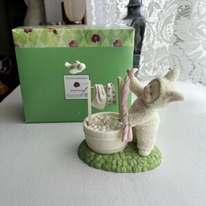 Snowbunnies Figurine “ Spring Cleaning”